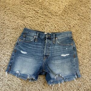 We the Free Classic Cut Off Blue Denim